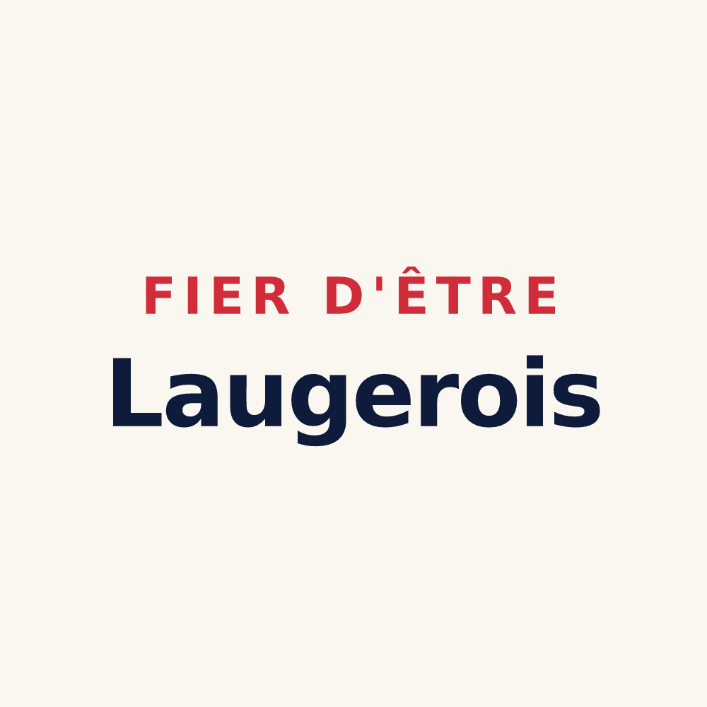 Tasse « Fier d'être Laugerois » — design pour Saint-Léger-du-Ventoux