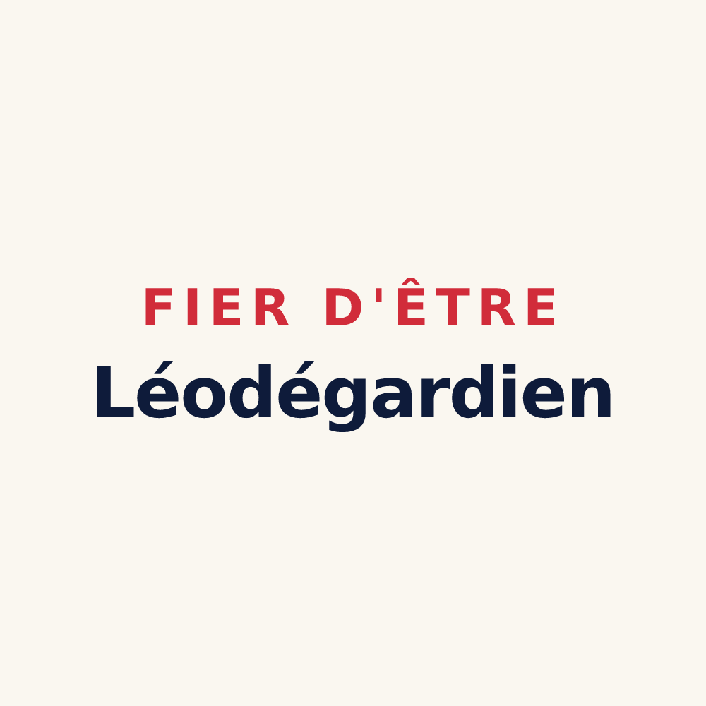 Tasse « Fier d'être Léodégardien » — design pour Saint-Léger-Vauban