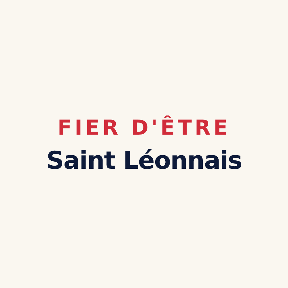 Tasse « Fier d'être Saint Léonnais » — design pour Saint-Léon-d'Issigeac