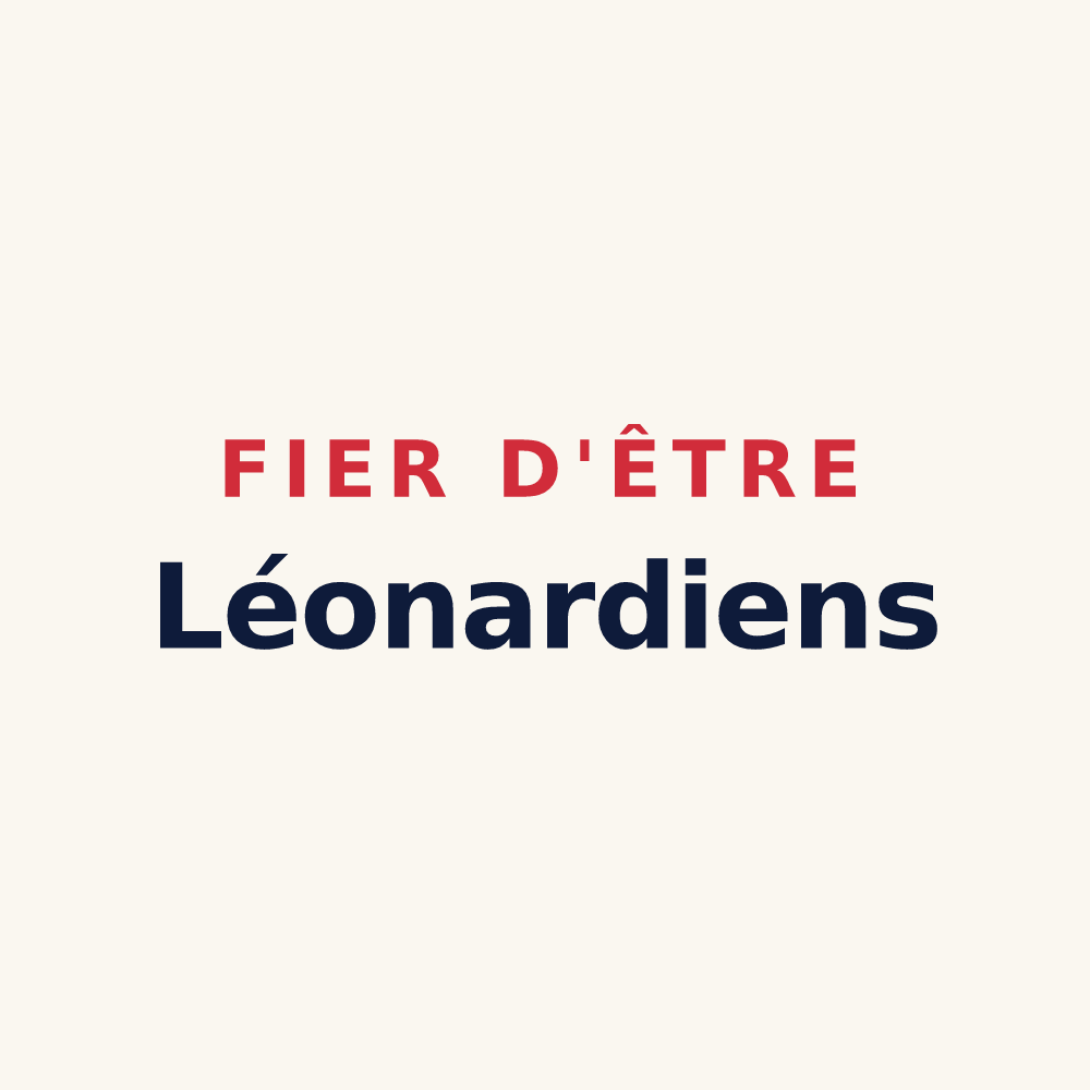 Tasse « Fier d'être Léonardiens » — design pour Saint-Léonard