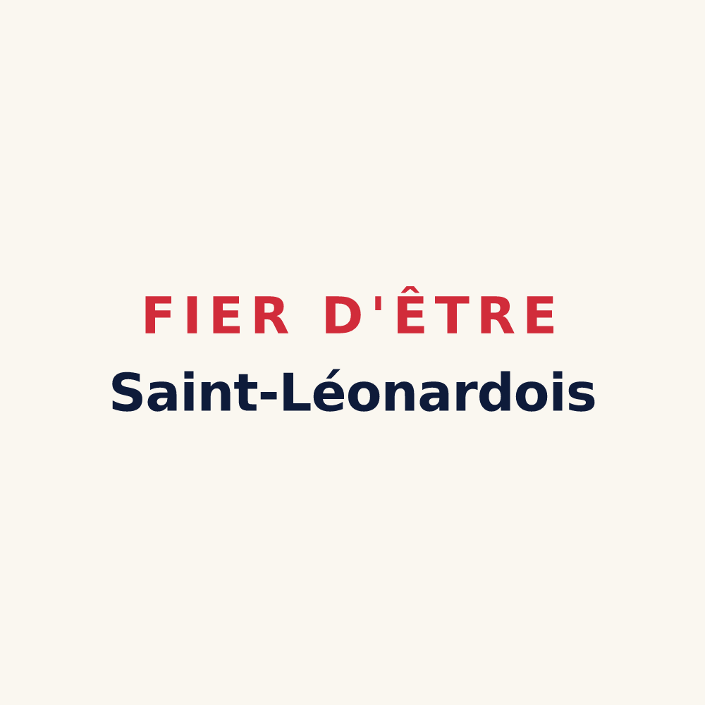 Tasse « Fier d'être Saint-Léonardois » — design pour Saint-Léonard