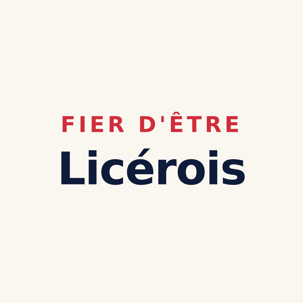 Tasse « Fier d'être Licérois » — design pour Saint-Lizier