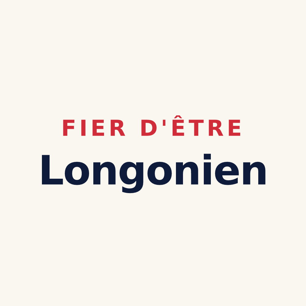 Tasse « Fier d'être Longonien » — design pour Saint-Longis