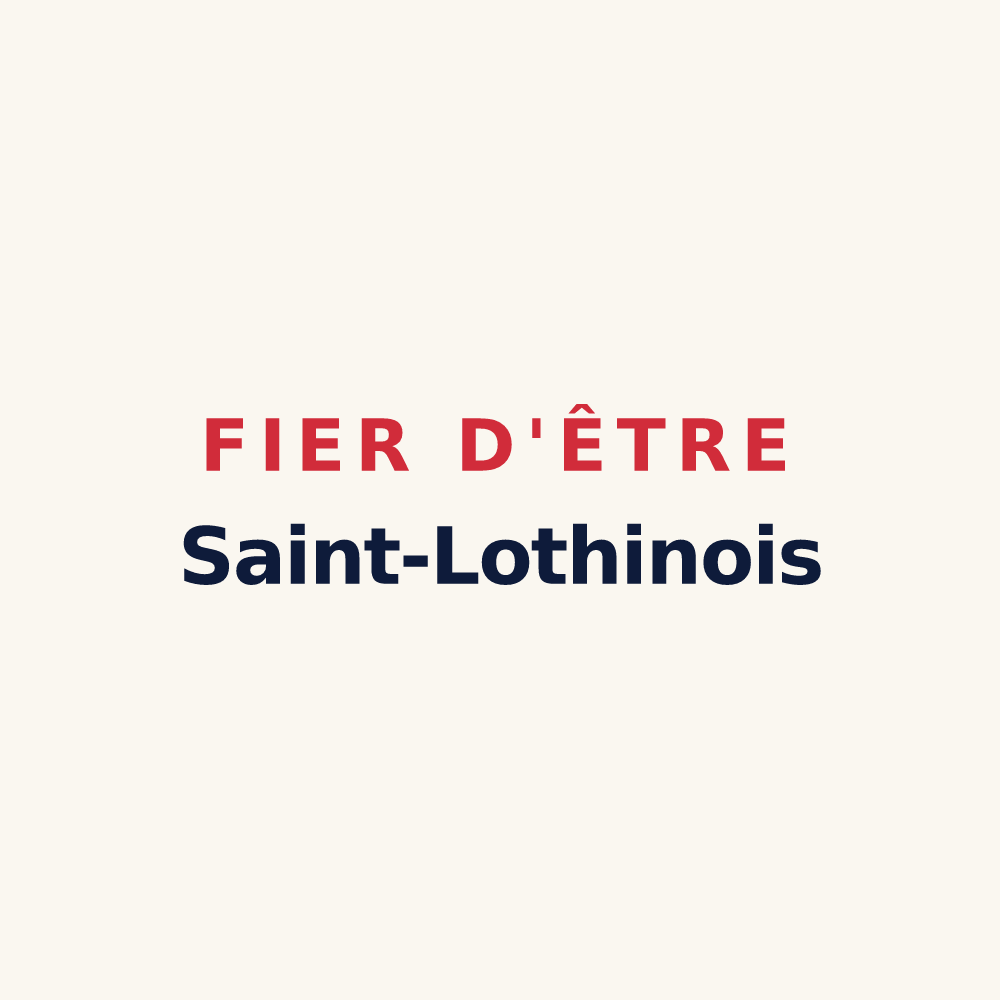 Tasse « Fier d'être Saint-Lothinois » — design pour Saint-Lothain