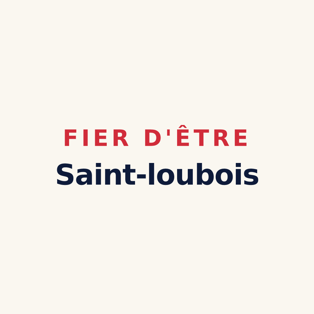 Tasse « Fier d'être Saint-loubois » — design pour Saint-Loube