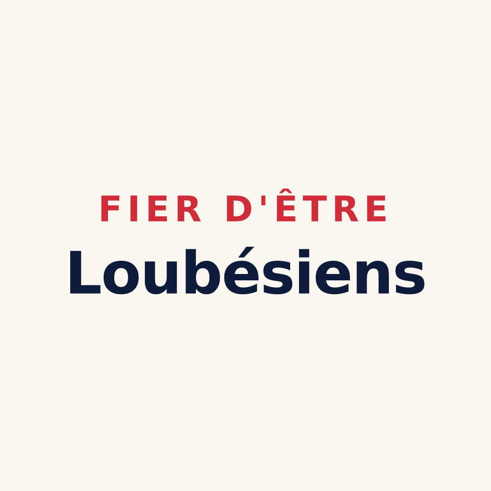 Tasse « Fier d'être Loubésiens » — design pour Saint-Loubès