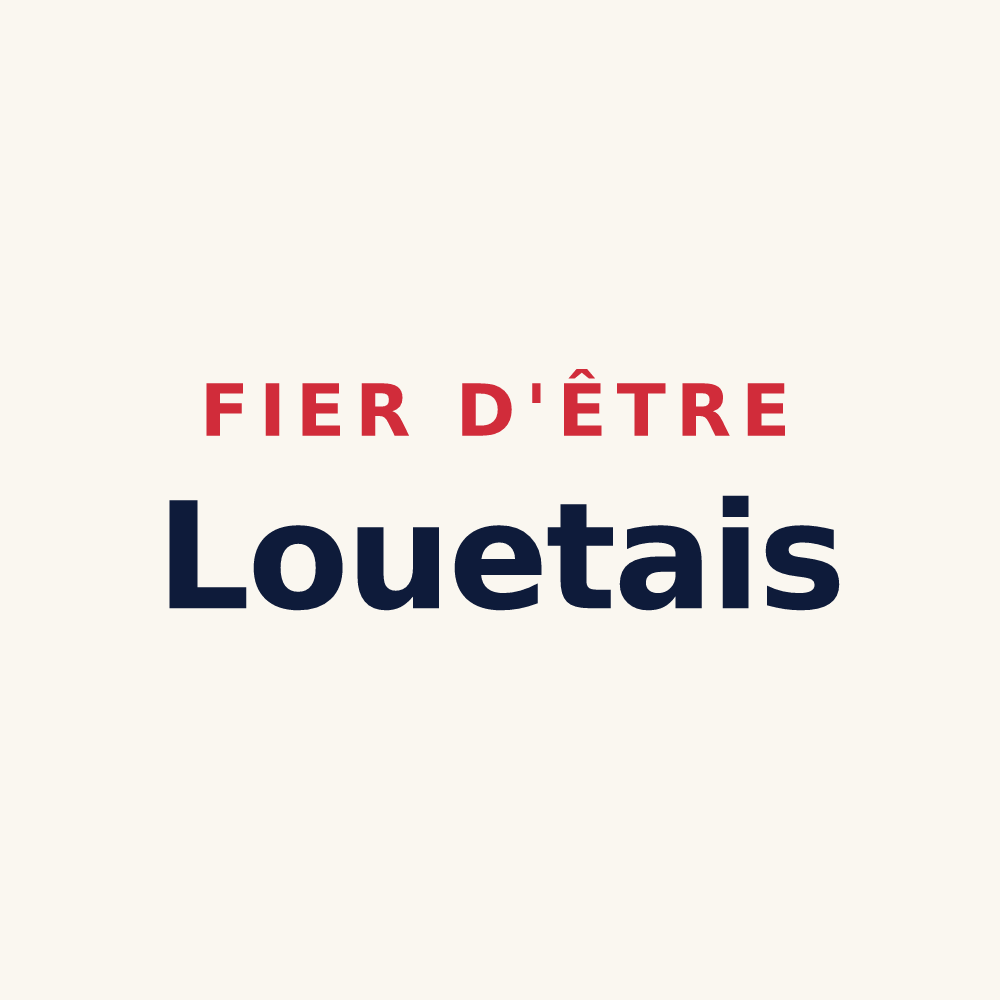 Tasse « Fier d'être Louetais » — design pour Saint-Louet-sur-Vire