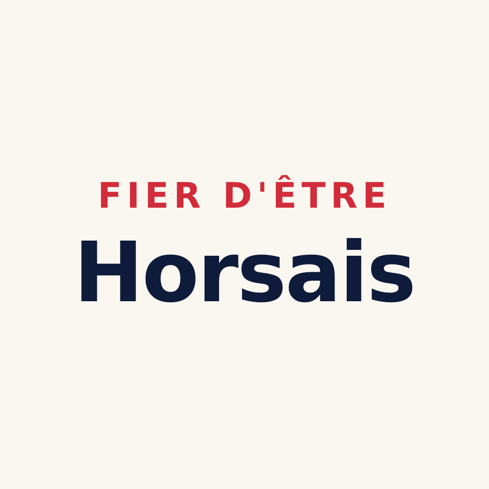 Tasse « Fier d'être Horsais » — design pour Saint-Loup-Hors