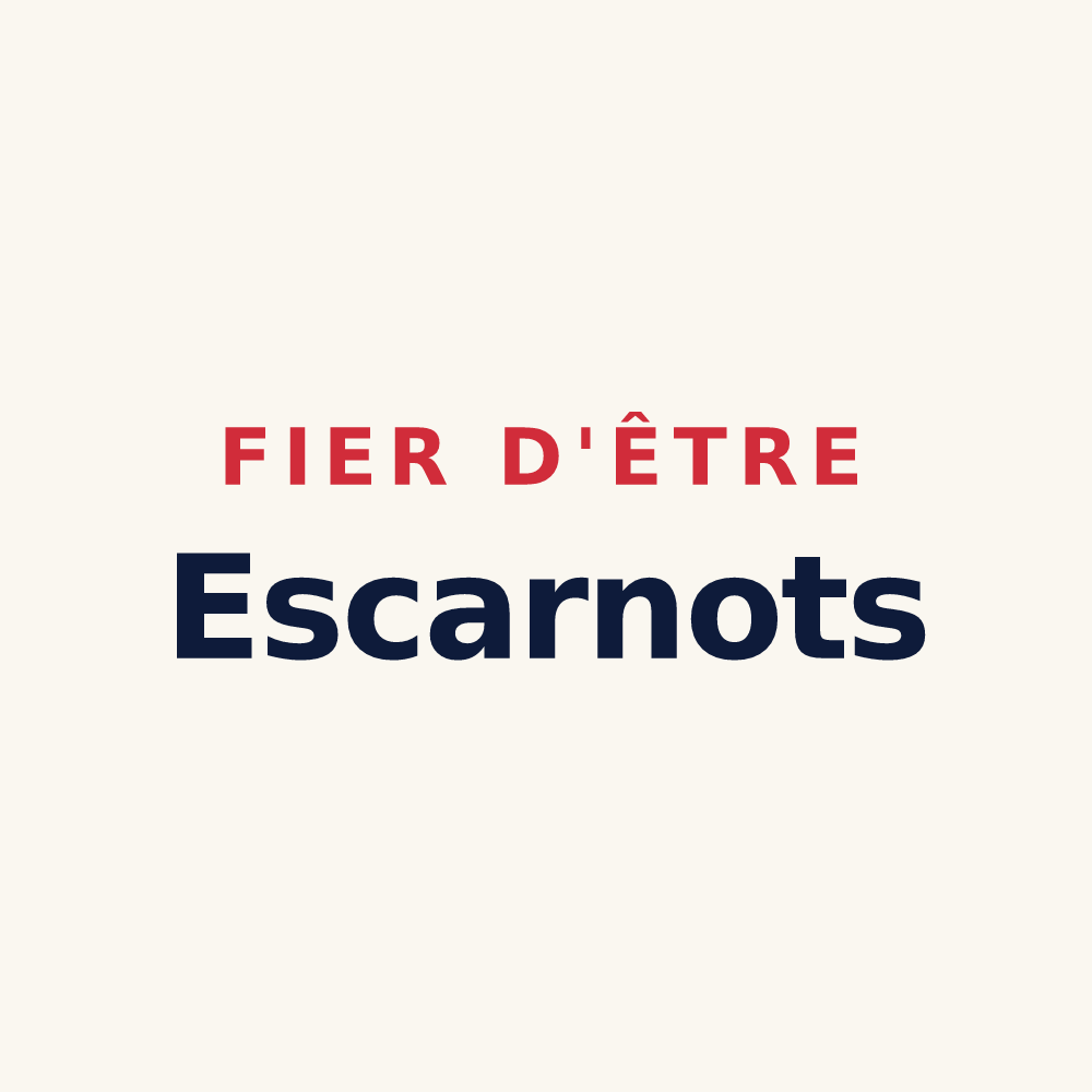 Tasse « Fier d'être Escarnots » — design pour Saint-Lumier-en-Champagne