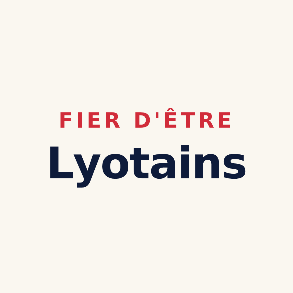 Tasse « Fier d'être Lyotains » — design pour Saint-Lyé