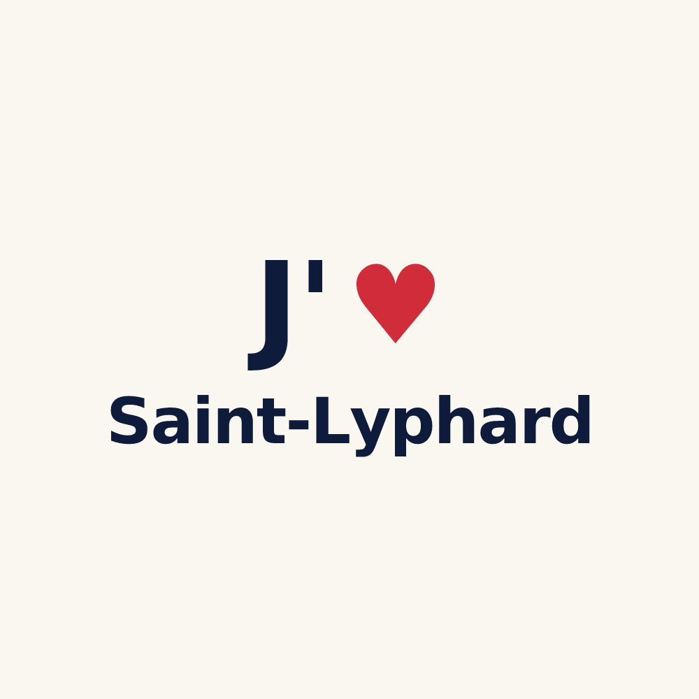 Tasse personnalisée Saint-Lyphard — design J'aime Saint-Lyphard