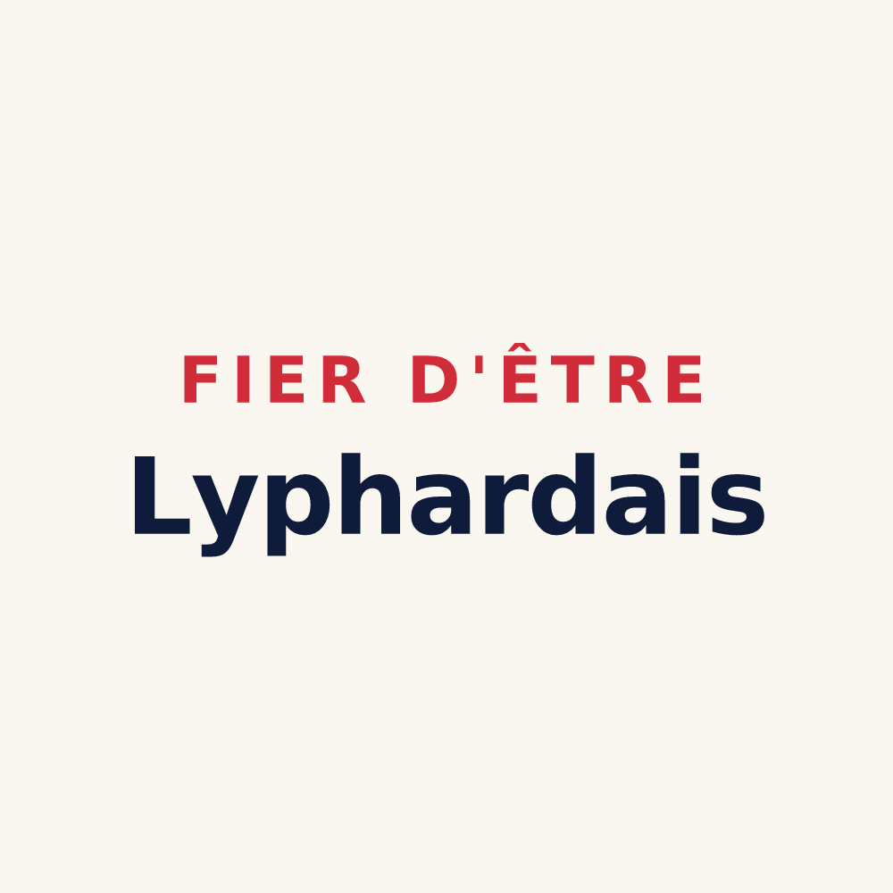 Tasse « Fier d'être Lyphardais » — design pour Saint-Lyphard