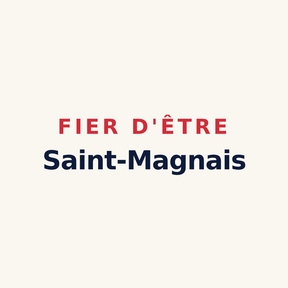 Tasse « Fier d'être Saint-Magnais » — design pour Saint-Magne