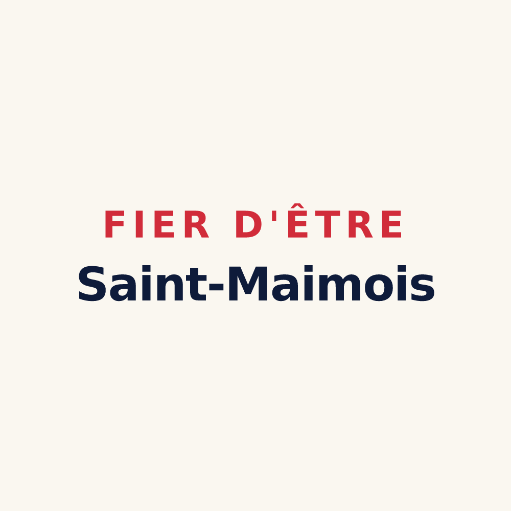 Tasse « Fier d'être Saint-Maimois » — design pour Saint-Maime