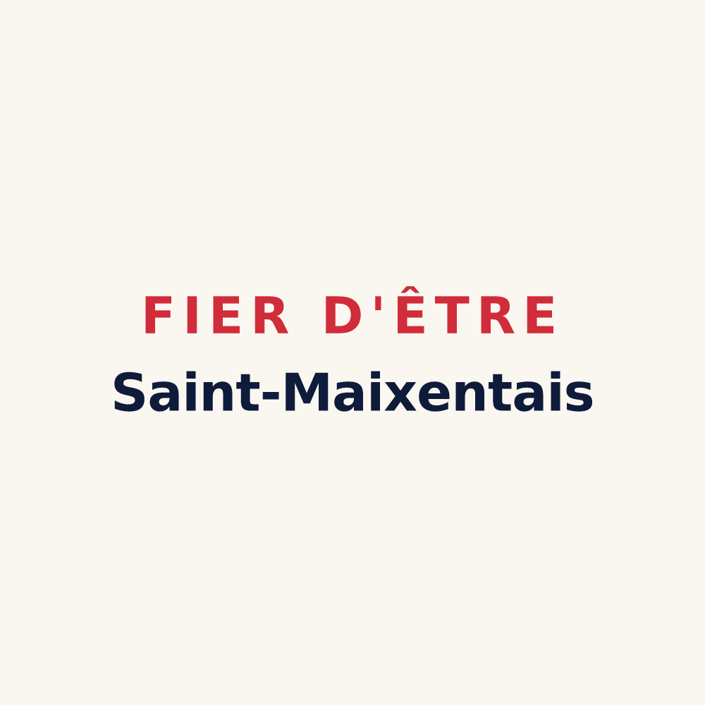 Tasse « Fier d'être Saint-Maixentais » — design pour Saint-Maixent