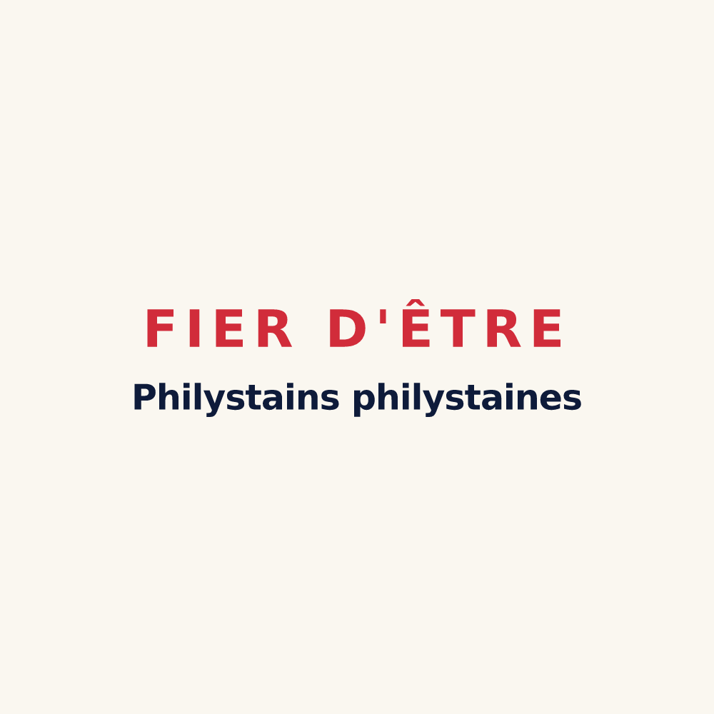 Tasse « Fier d'être Philystains philystaines » — design pour Saint-Malo-de-Phily