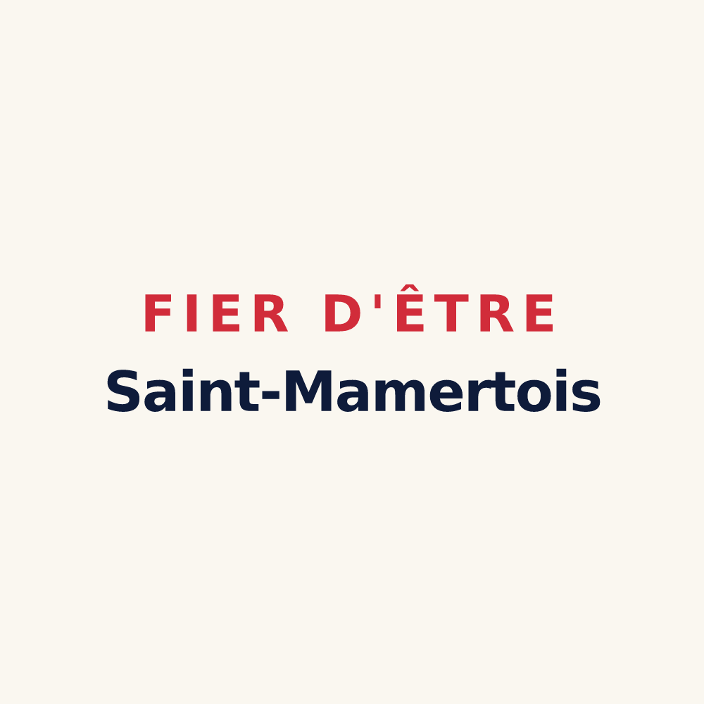 Tasse « Fier d'être Saint-Mamertois » — design pour Saint-Mamert-du-Gard