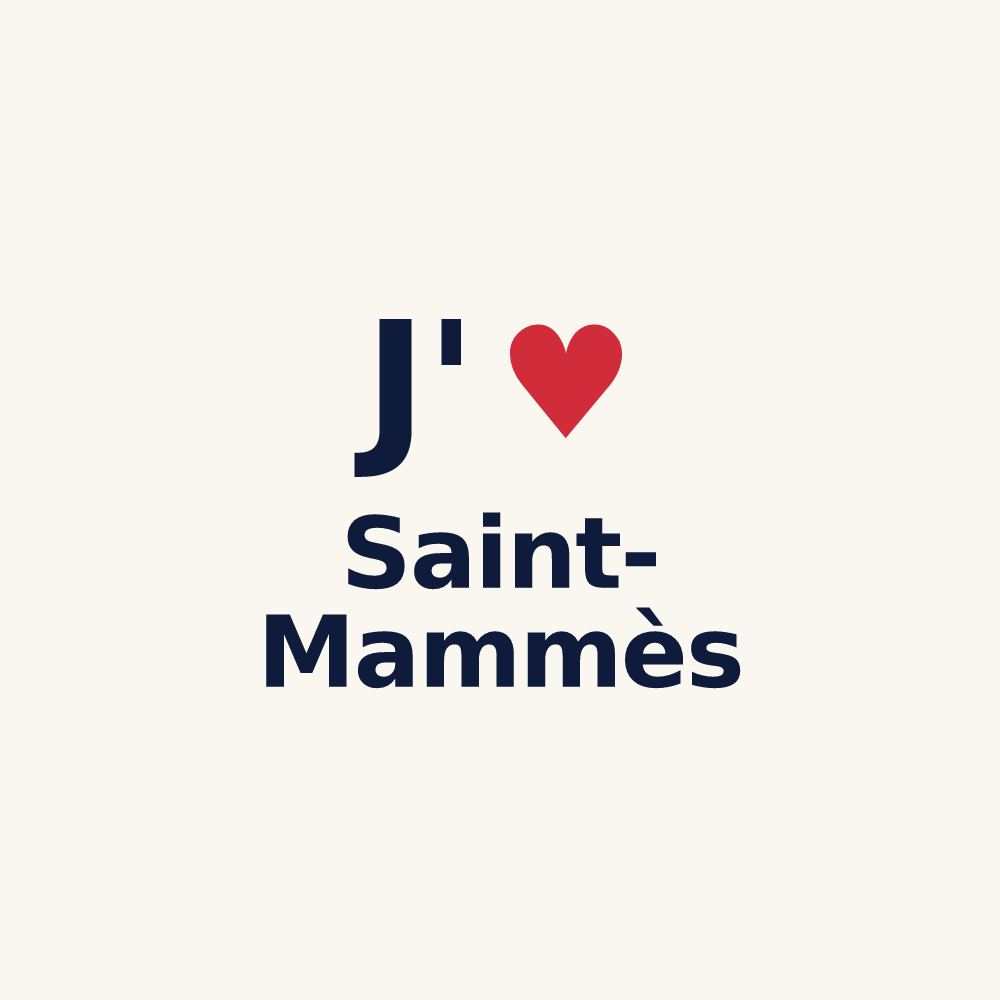 Tasse personnalisée Saint-Mammès — design J'aime Saint-Mammès