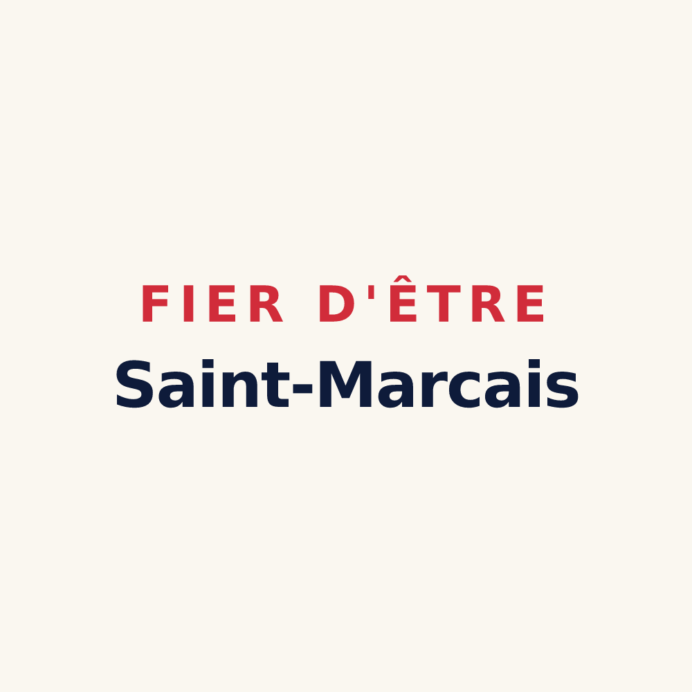 Tasse « Fier d'être Saint-Marcais » — design pour Saint-Marc-Jaumegarde