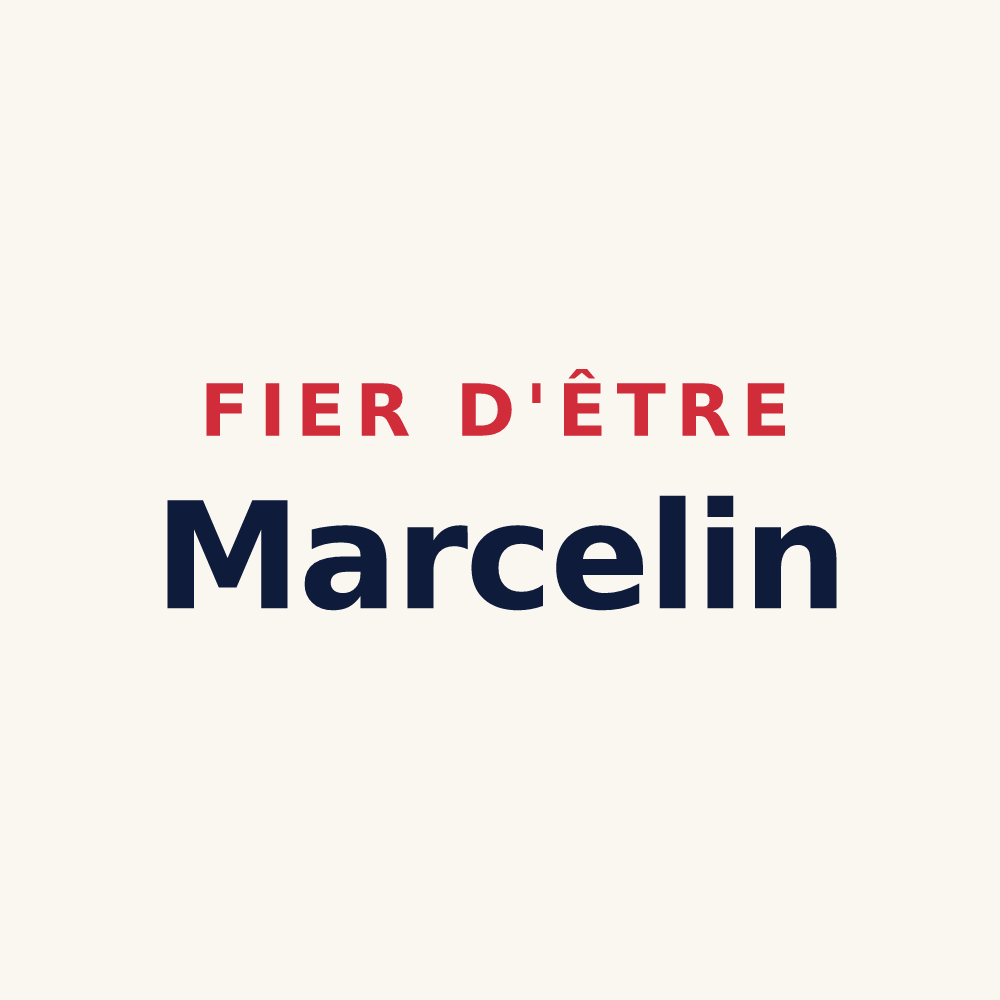 Tasse « Fier d'être Marcelin » — design pour Saint-Marceau