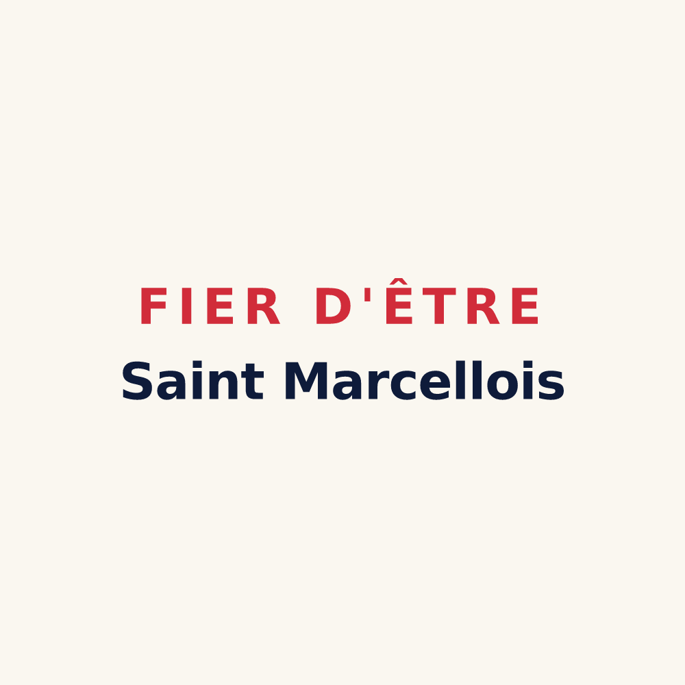 Tasse « Fier d'être Saint Marcellois » — design pour Saint-Marcel