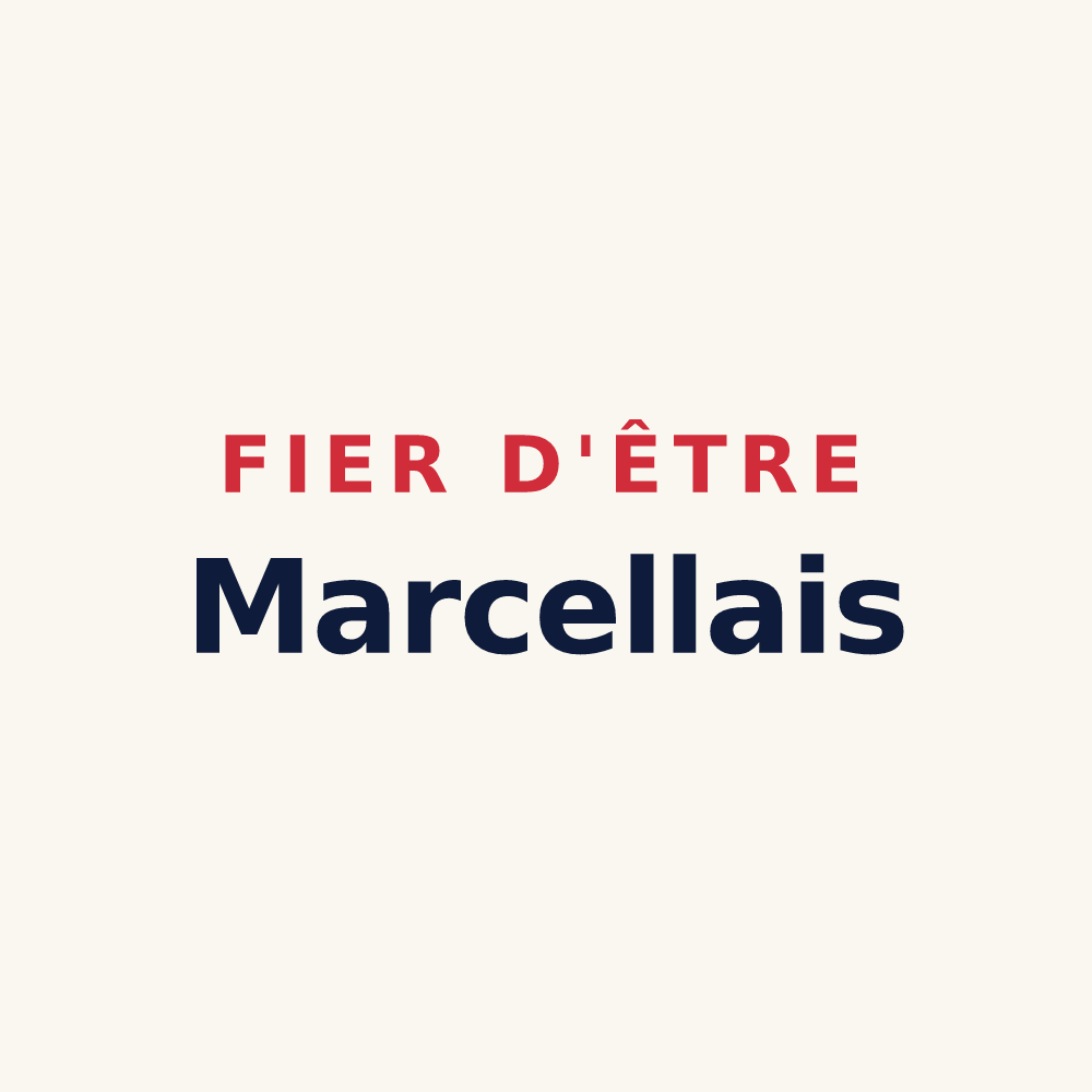 Tasse « Fier d'être Marcellais » — design pour Saint-Marcel