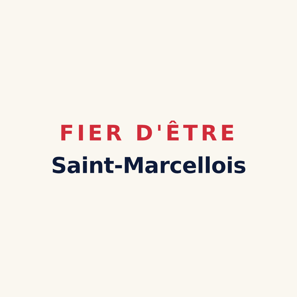 Tasse « Fier d'être Saint-Marcellois » — design pour Saint-Marcel-de-Careiret