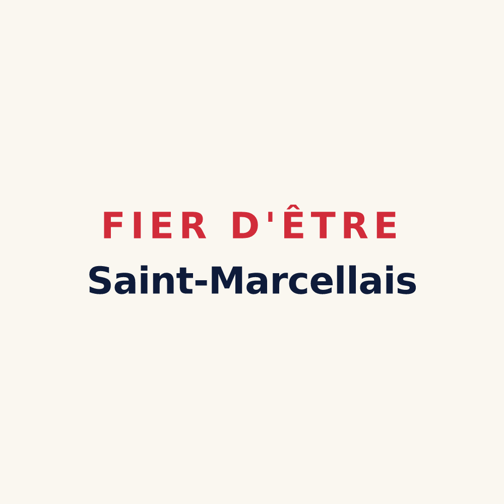 Tasse « Fier d'être Saint-Marcellais » — design pour Saint-Marcel-en-Murat