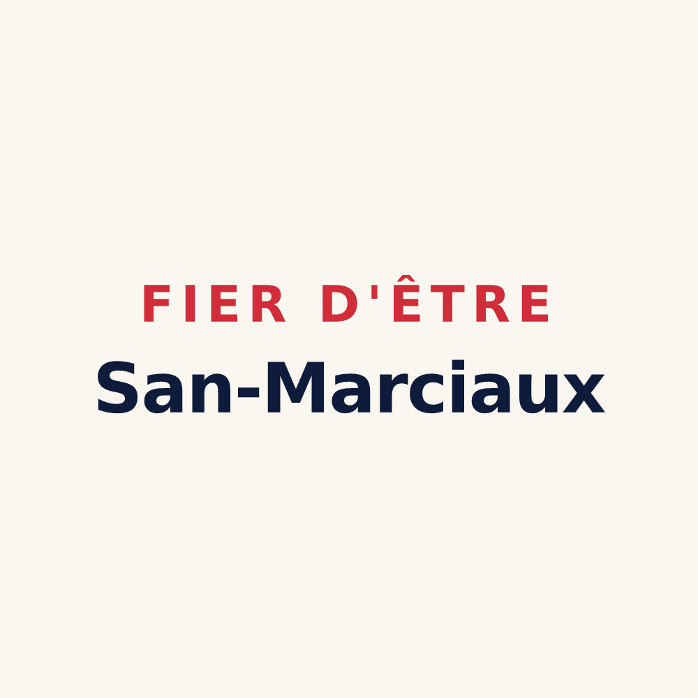 Tasse « Fier d'être San-Marciaux » — design pour Saint-Marcel