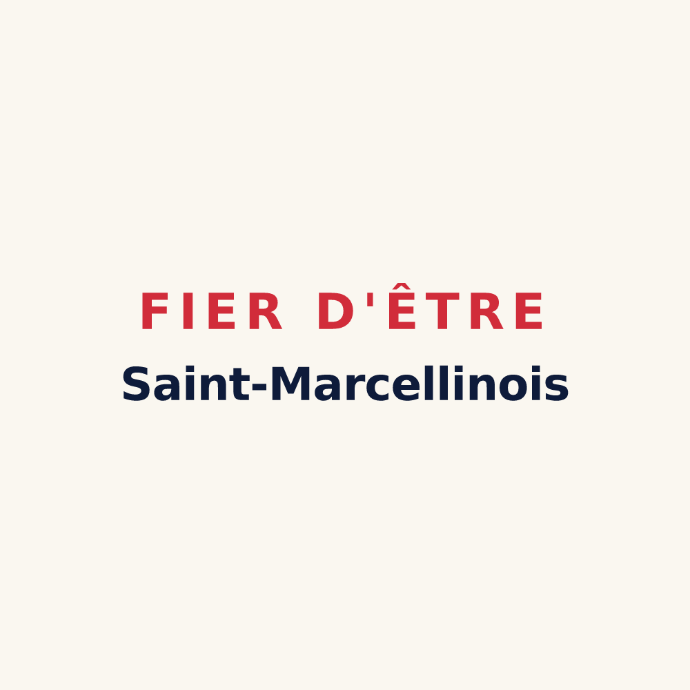 Tasse « Fier d'être Saint-Marcellinois » — design pour Saint-Marcellin