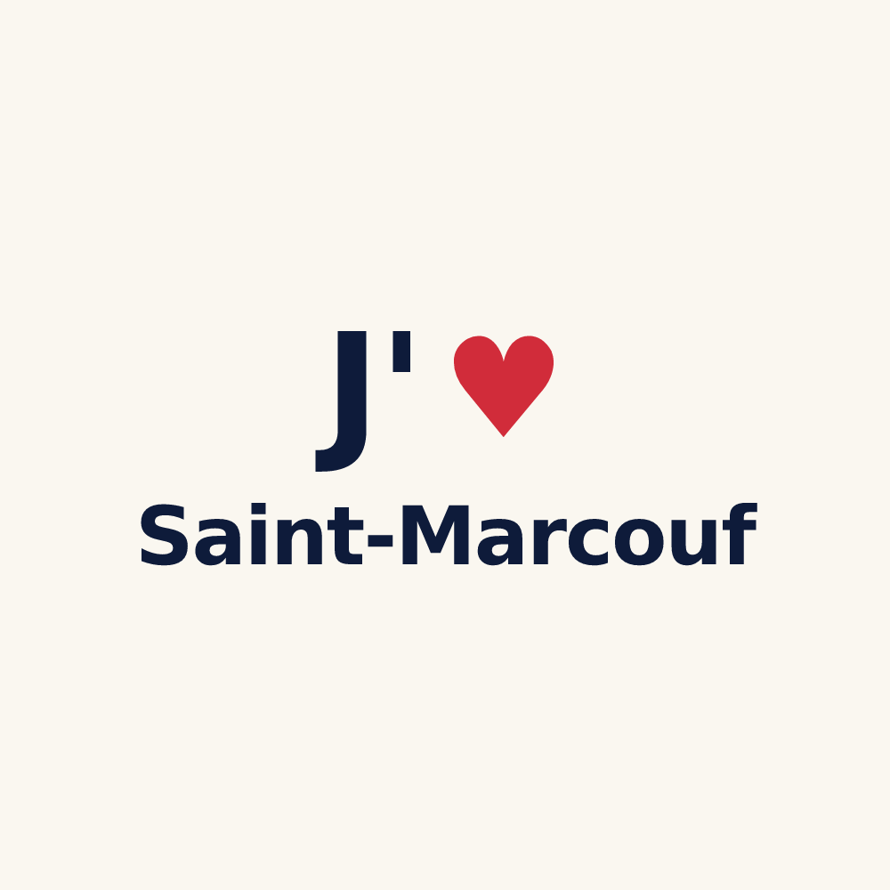 Tasse personnalisée Saint-Marcouf — design J'aime Saint-Marcouf