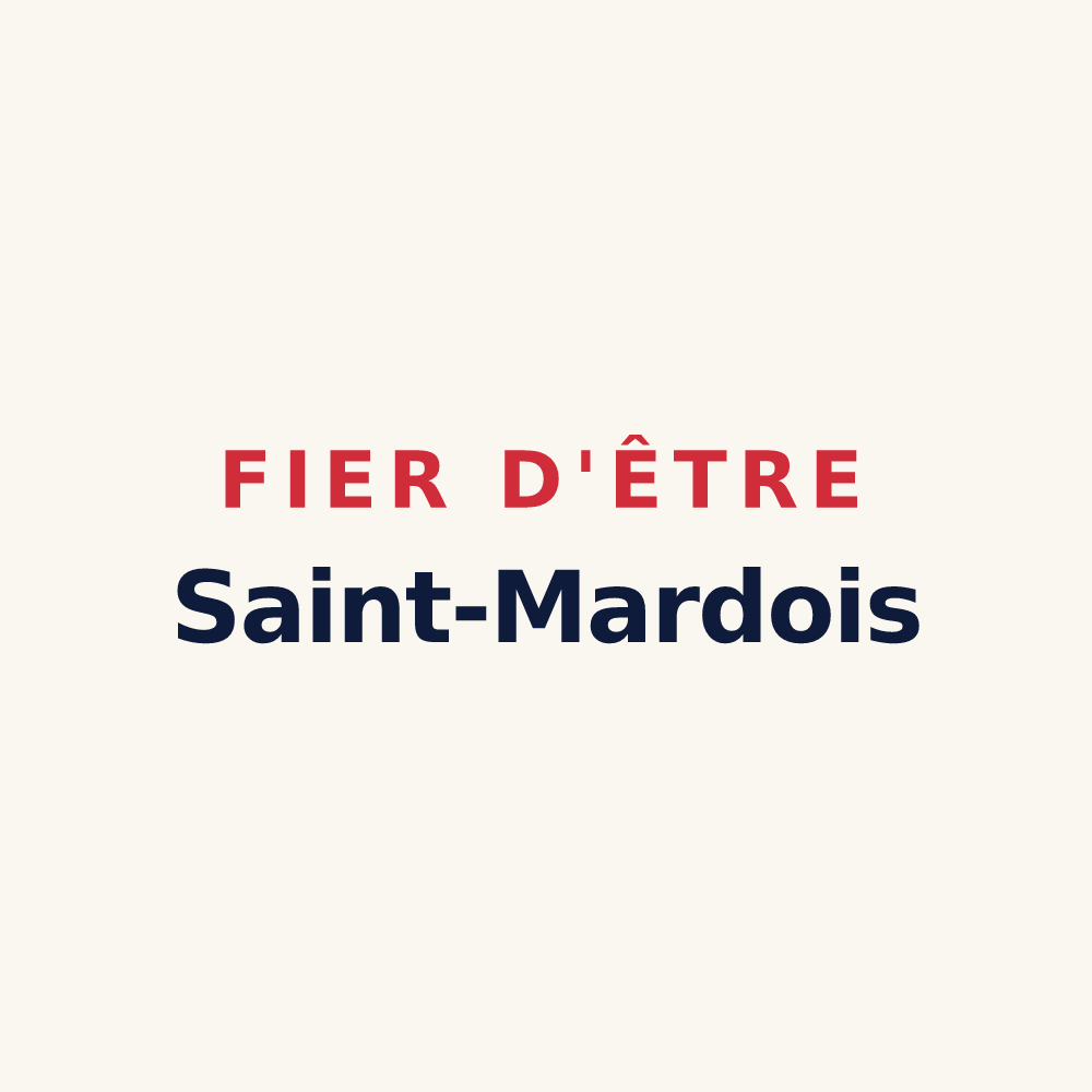 Tasse « Fier d'être Saint-Mardois » — design pour Saint-Mard