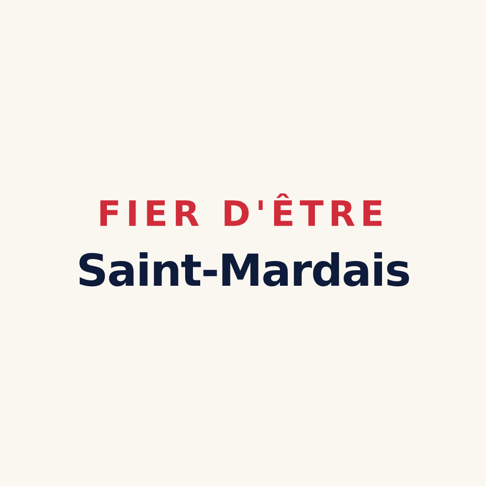 Tasse « Fier d'être Saint-Mardais » — design pour Saint-Mards