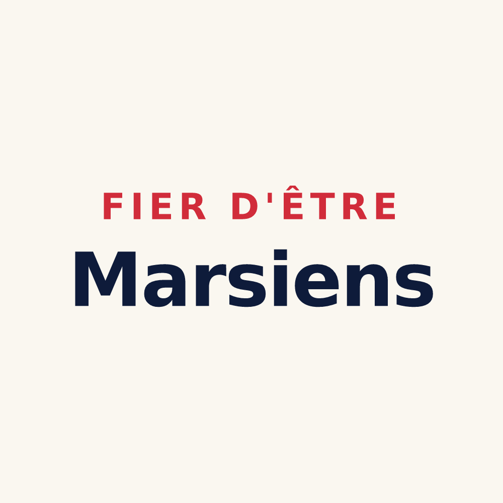 Tasse « Fier d'être Marsiens » — design pour Saint-Mars-du-Désert