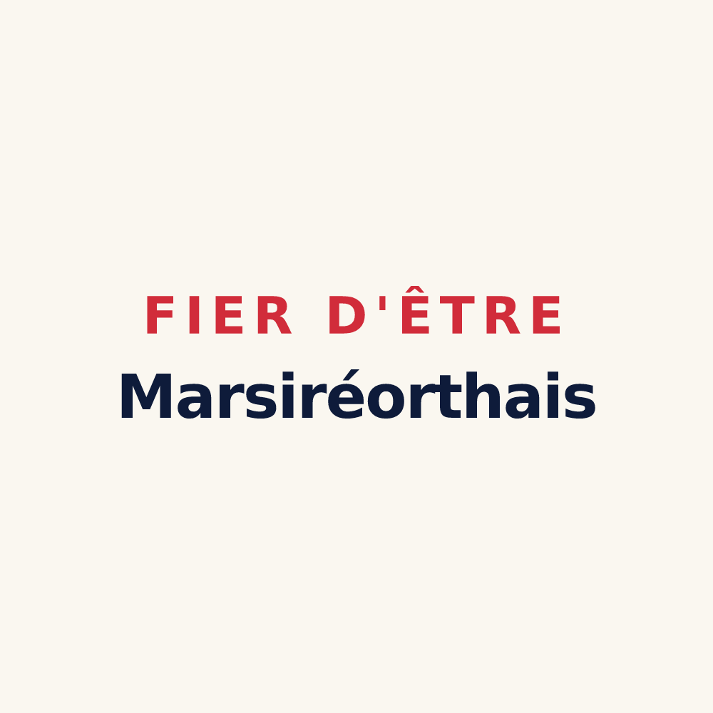Tasse « Fier d'être Marsiréorthais » — design pour Saint-Mars-la-Réorthe