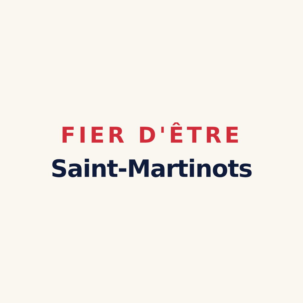 Tasse « Fier d'être Saint-Martinots » — design pour Saint-Martin-aux-Champs