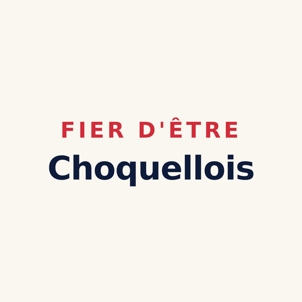 Tasse « Fier d'être Choquellois » — design pour Saint-Martin-Choquel