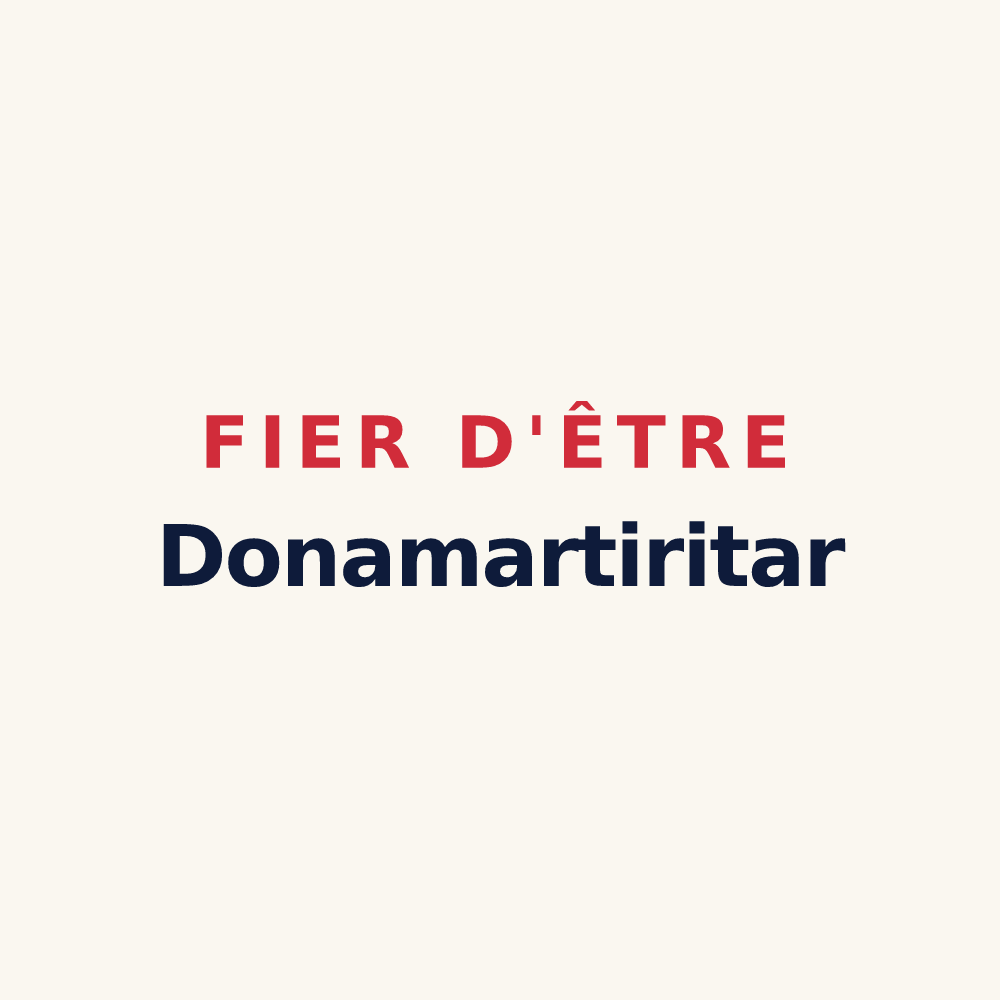 Tasse « Fier d'être Donamartiritar » — design pour Saint-Martin-d'Arberoue