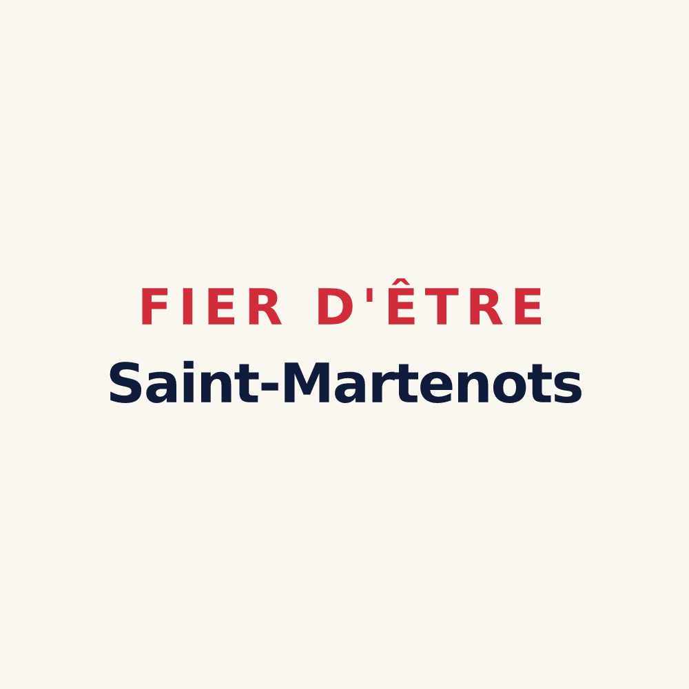 Tasse « Fier d'être Saint-Martenots » — design pour Saint-Martin-d'Arc