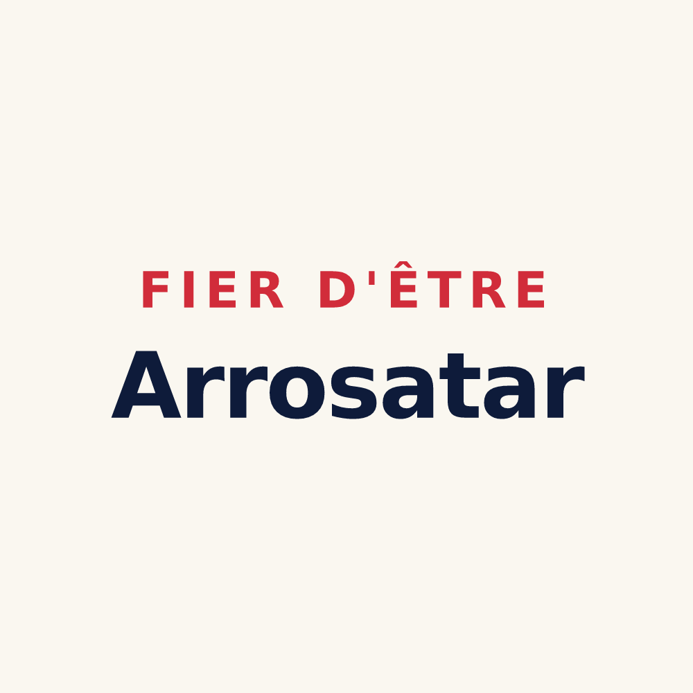Tasse « Fier d'être Arrosatar » — design pour Saint-Martin-d'Arrossa