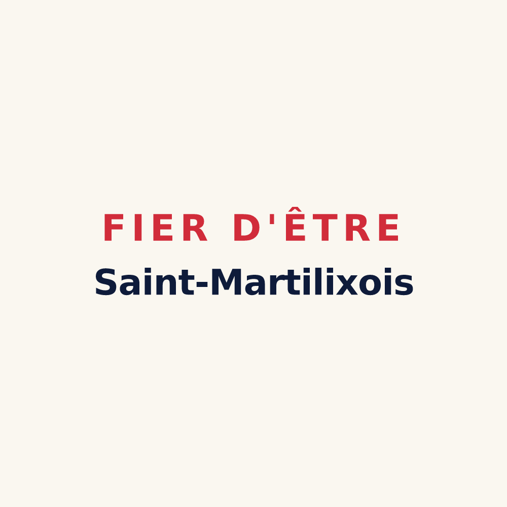 Tasse « Fier d'être Saint-Martilixois » — design pour Saint-Martin-de-Lixy