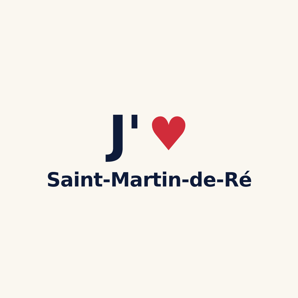 Tasse personnalisée Saint-Martin-de-Ré — design J'aime Saint-Martin-de-Ré