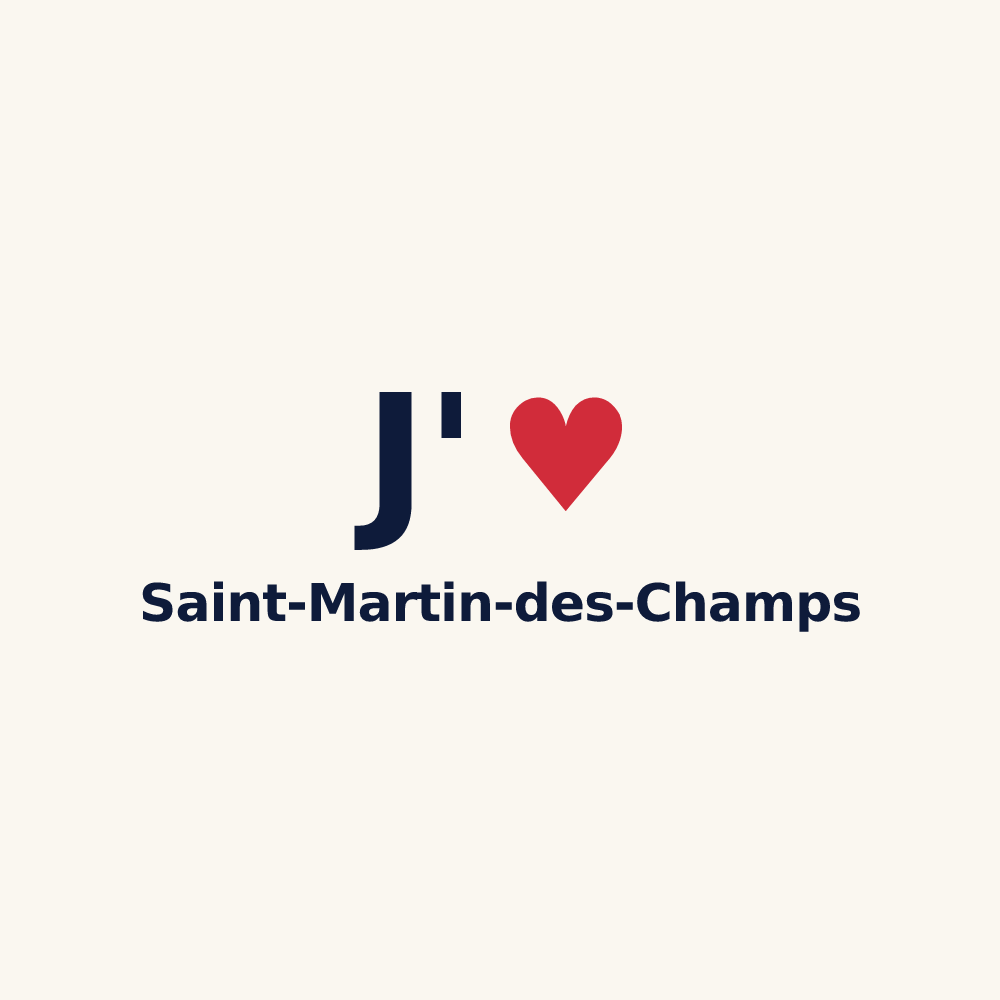 Tasse personnalisée Saint-Martin-des-Champs — design J'aime Saint-Martin-des-Champs