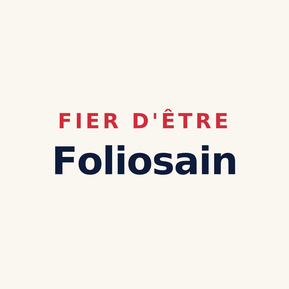 Tasse « Fier d'être Foliosain » — design pour Saint-Martin-du-Fouilloux