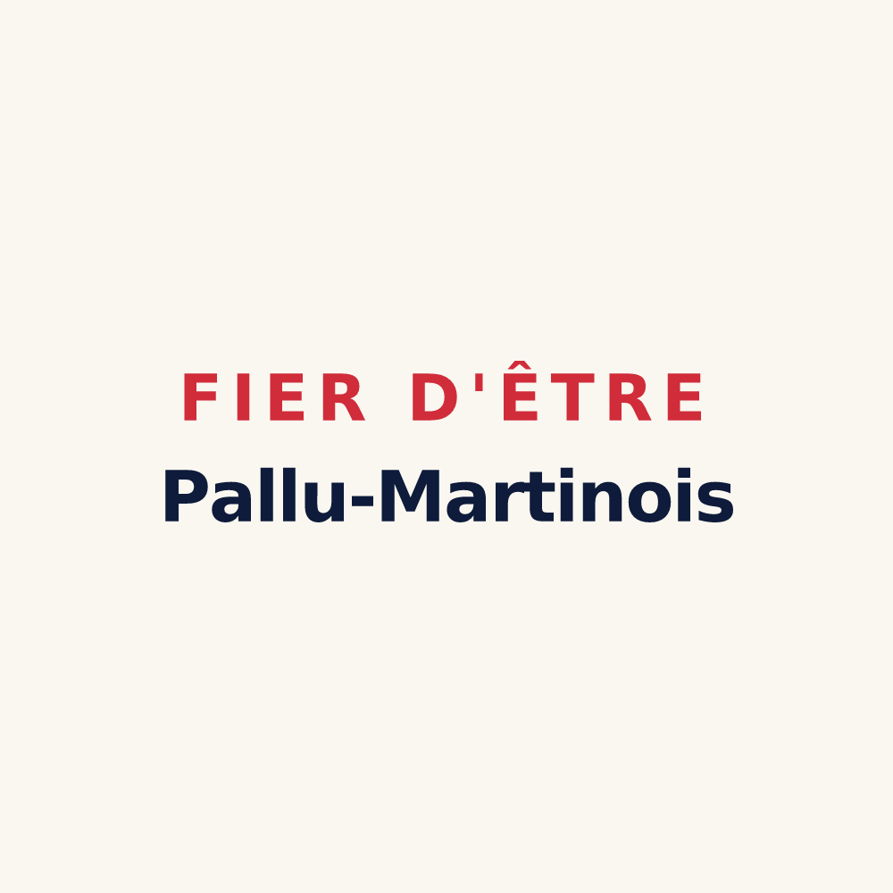 Tasse « Fier d'être Pallu-Martinois » — design pour Saint-Martin-la-Pallu