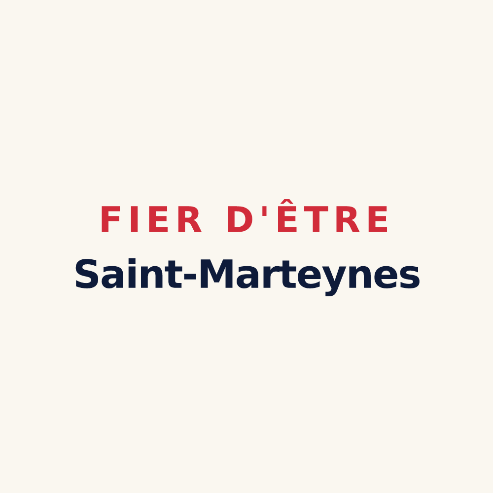 Tasse « Fier d'être Saint-Marteynes » — design pour Saint-Martin-lès-Seyne