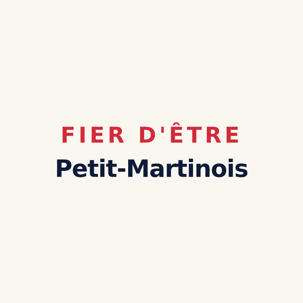 Tasse « Fier d'être Petit-Martinois » — design pour Saint-Martin-Petit