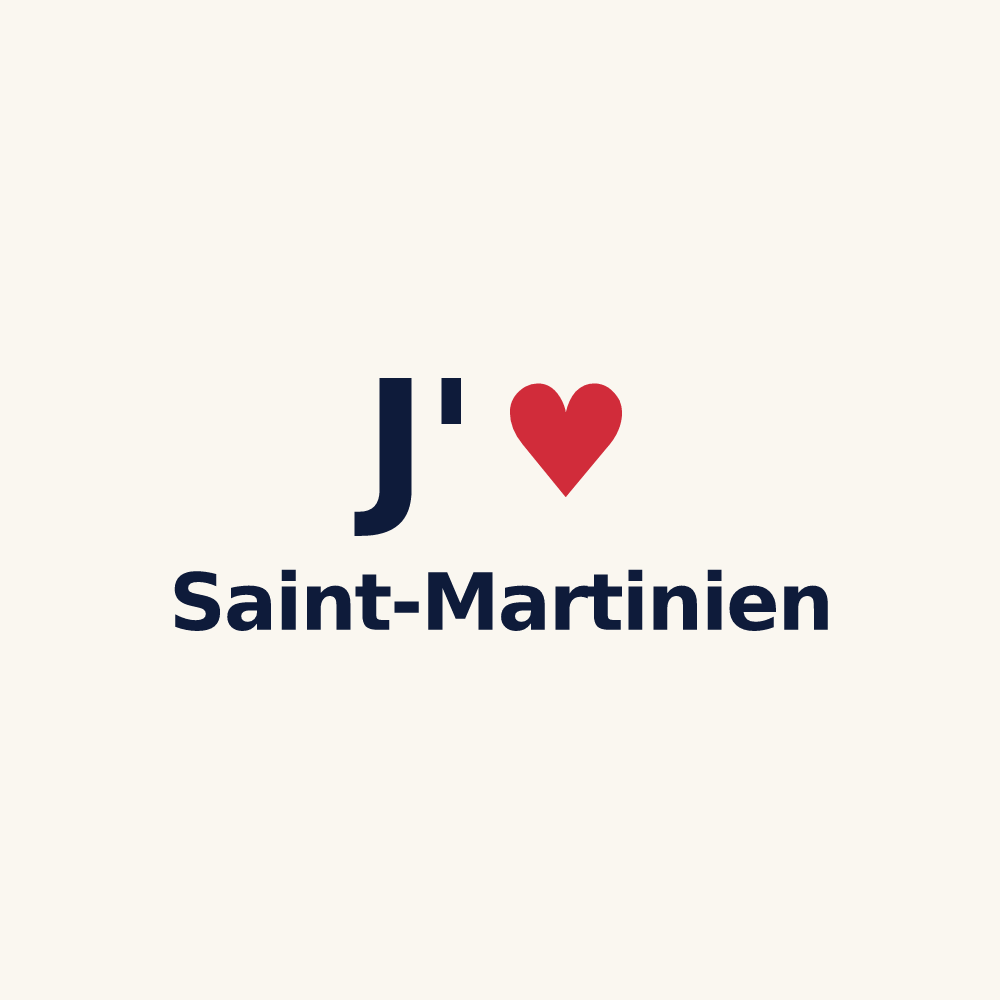 Tasse personnalisée Saint-Martinien — design J'aime Saint-Martinien