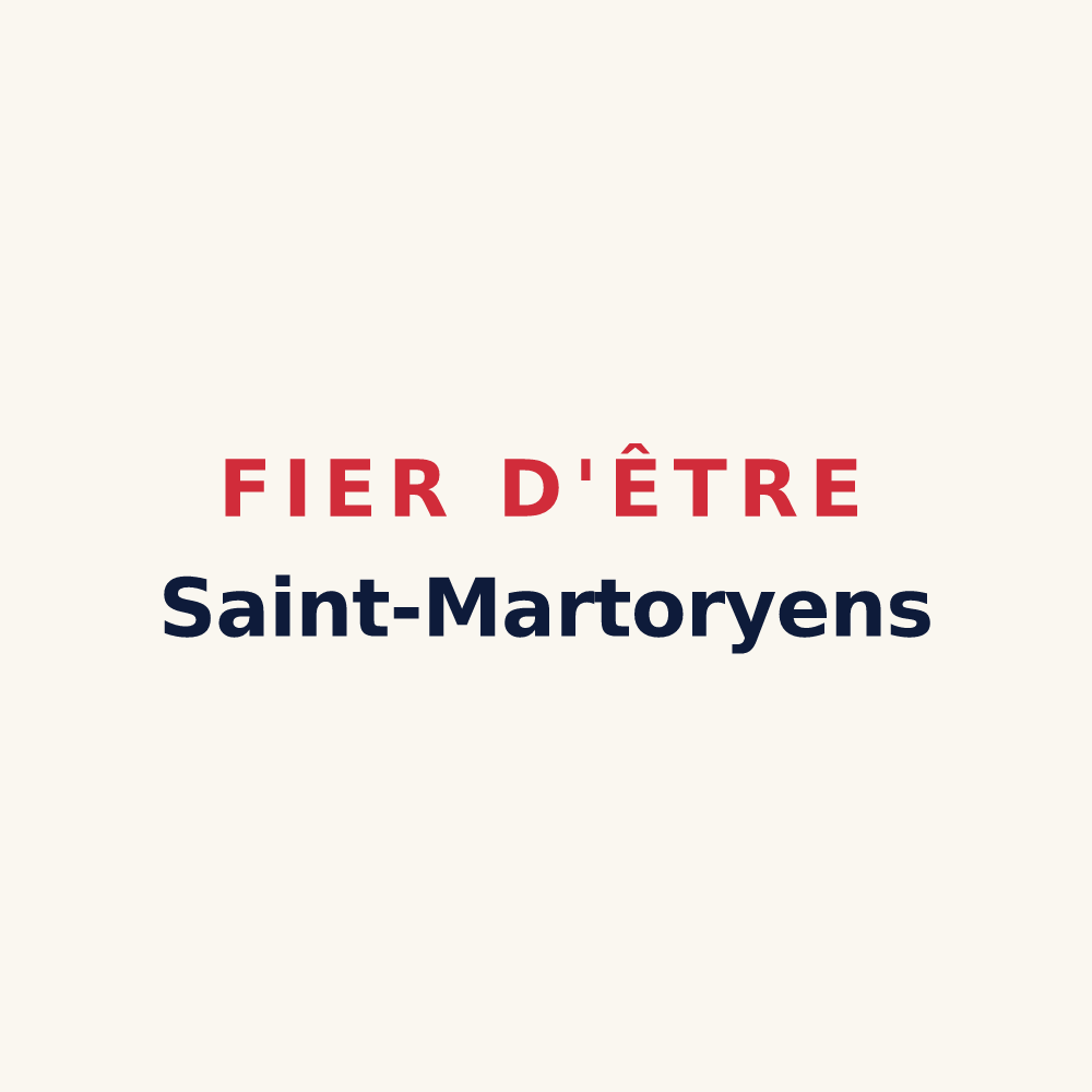 Tasse « Fier d'être Saint-Martoryens » — design pour Saint-Martory
