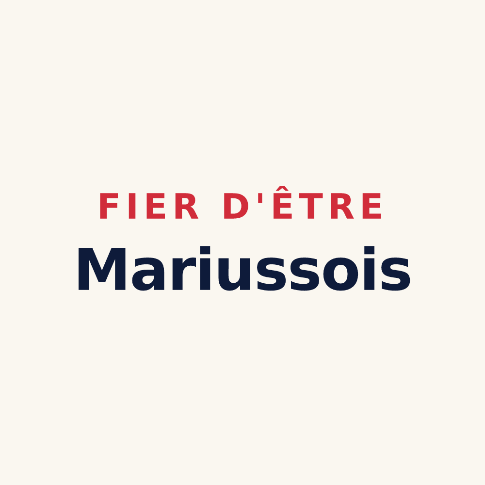 Tasse « Fier d'être Mariussois » — design pour Saint-Mary